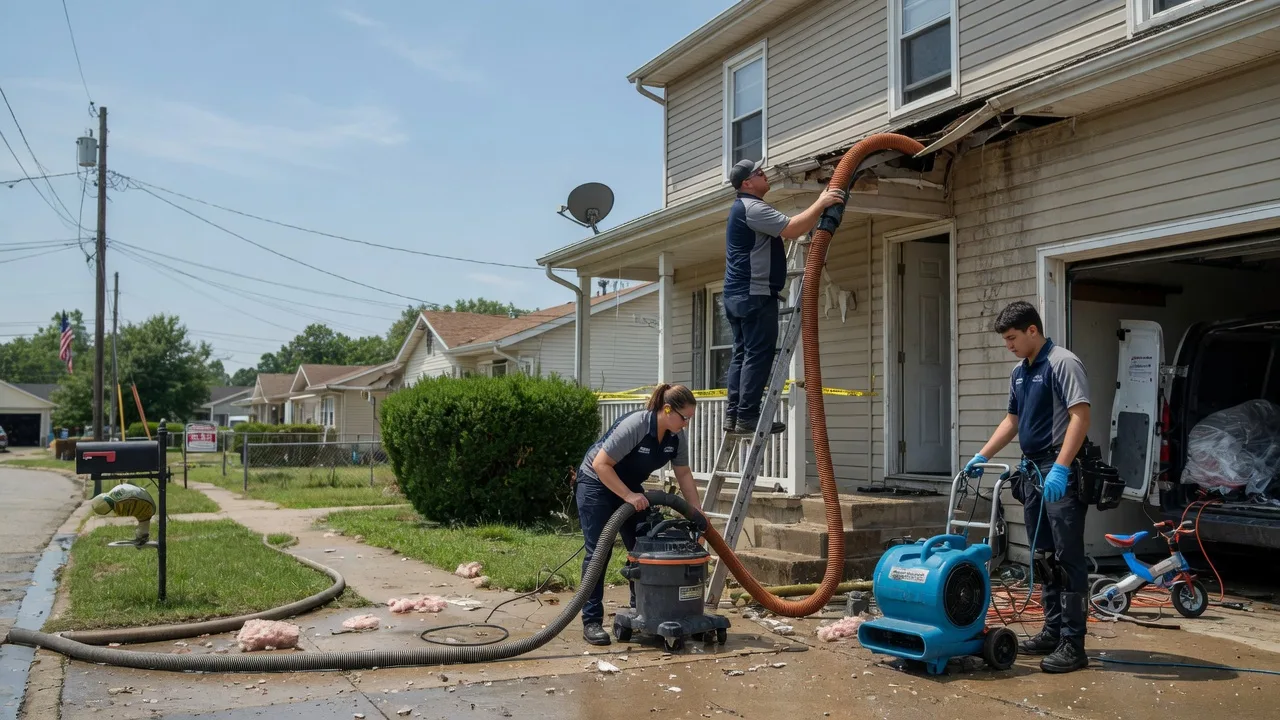Water Damage Restoration in Red House, WV near me
